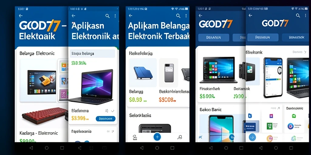 Tampilan antarmuka aplikasi GOD77 yang bersih dan fungsional.