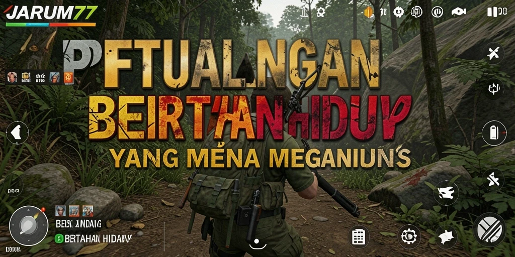 Tampilan antarmuka JARUM77 menampilkan fitur bertahan hidup yang menarik.