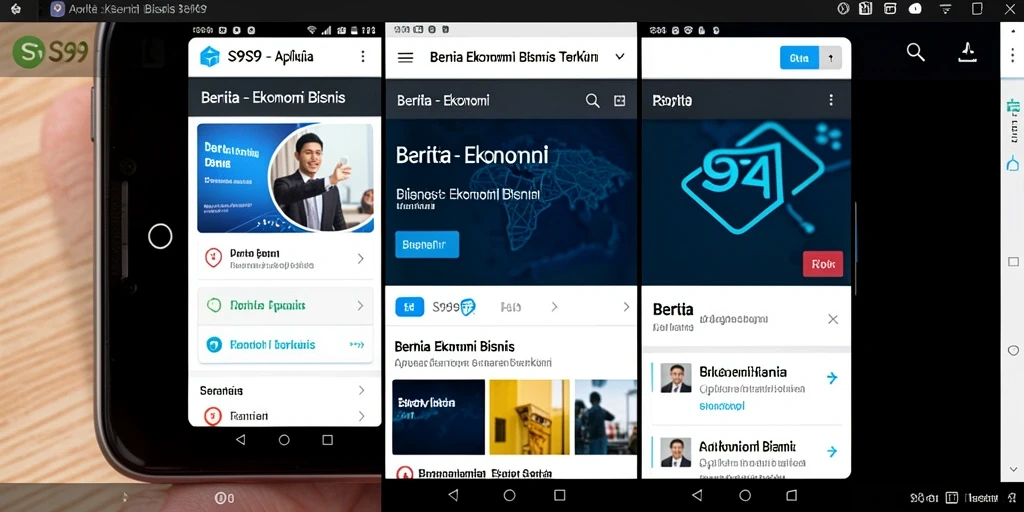 Tampilan antarmuka S9S9 yang informatif dan mudah diakses.