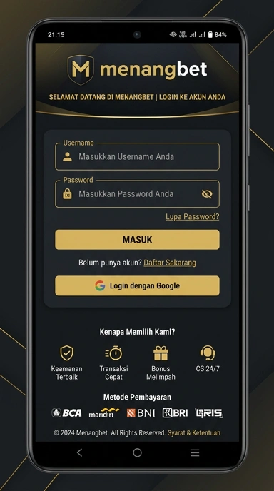 Panduan Masuk Akun Menangbet untuk Pengguna Android